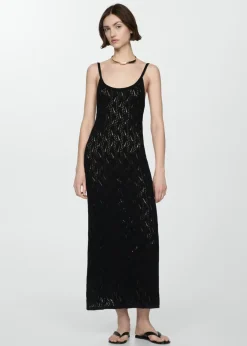 MANGO Sukienki I Kombinezony*Długa szydełkowa sukienka