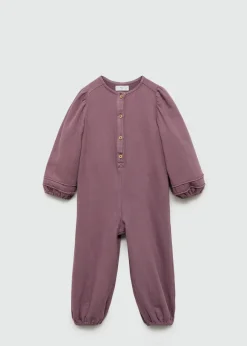 Dzieci MANGO Sukienki I Kombinezony*Długi, bawełniany kombinezon