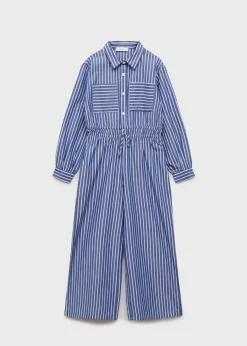 Dzieci MANGO Sukienki I Kombinezony*Długi, bawełniany kombinezon