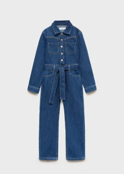 Dzieci MANGO Sukienki I Kombinezony*Długi kombinezon dżinsowy