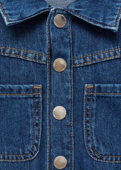 Dzieci MANGO Sukienki I Kombinezony*Długi kombinezon dżinsowy