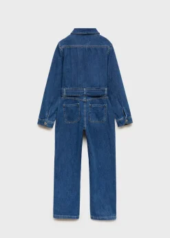 Dzieci MANGO Sukienki I Kombinezony*Długi kombinezon dżinsowy
