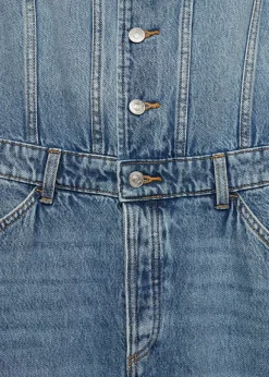 MANGO Sukienki I Kombinezony*Długi kombinezon dżinsowy