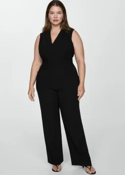 MANGO Sukienki I Kombinezony*Długi kombinezon ozdobny skręt