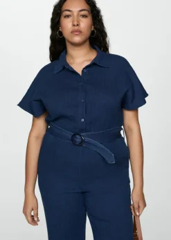 MANGO Sukienki I Kombinezony*Długi kombinezon w paski