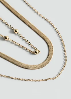 MANGO Biżuteria*Długi naszyjnik mieszany