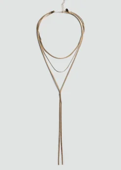 MANGO Biżuteria*Długi naszyjnik mieszany