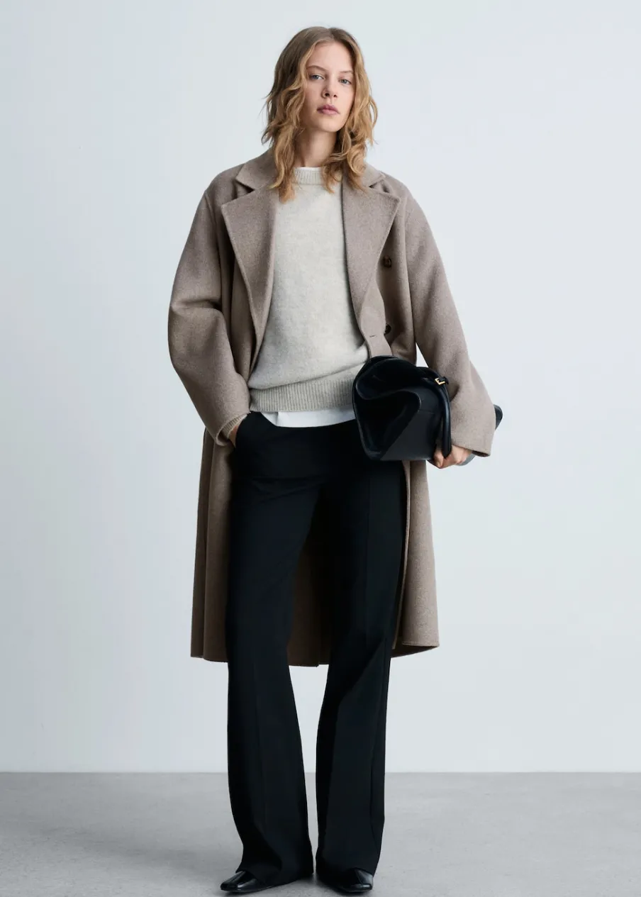 MANGO Płaszcze*Długi płaszcz handmade oversize