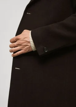 MANGO Płaszcze*Długi płaszcz wełniany relaxed fit