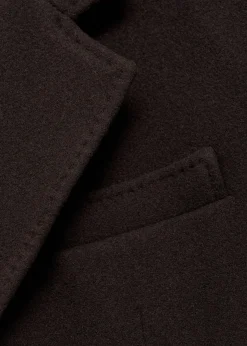 MANGO Płaszcze*Długi płaszcz wełniany relaxed fit