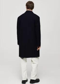 MANGO Płaszcze*Długi płaszcz wełniany relaxed fit