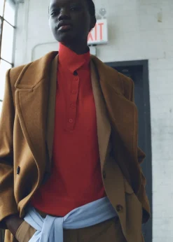 MANGO Płaszcze*Długi płaszcz wełniany z teksturą