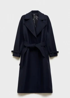 MANGO Płaszcze*Długi płaszcz z wełny dziewiczej