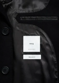 MANGO Płaszcze*Długi płaszcz z wełny z recyklingu