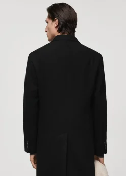 MANGO Płaszcze*Długi płaszcz z wełny z recyklingu