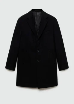 MANGO Płaszcze*Długi płaszcz z wełny z recyklingu