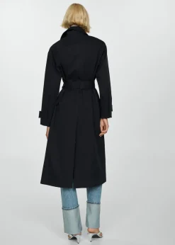 MANGO Płaszcze*Długi trencz dwurzędowy