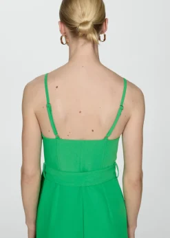 MANGO Sukienki I Kombinezony*Długi, wiązany kombinezon