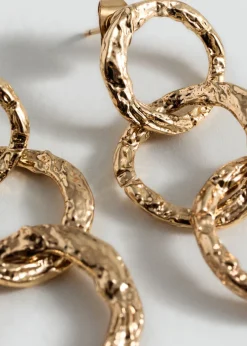 MANGO Biżuteria*Długie kolczyki łańcuszki z koralikami