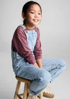 Dzieci MANGO Sukienki I Kombinezony*Długie ogrodniczki dżinsowe