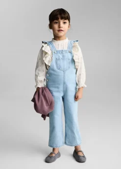 Dzieci MANGO Sukienki I Kombinezony*Długie ogrodniczki dżinsowe