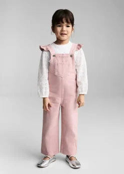 Dzieci MANGO Sukienki I Kombinezony*Długie ogrodniczki dżinsowe