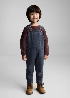 Dzieci MANGO Dżinsy*Długie ogrodniczki dżinsowe