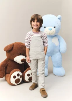 Dzieci MANGO Dżinsy*Długie ogrodniczki z kieszeniami