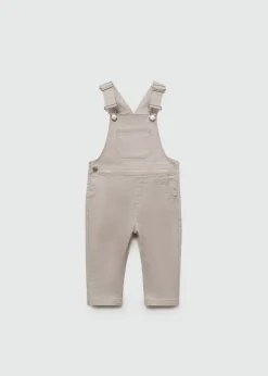 Dzieci MANGO Dżinsy*Długie ogrodniczki z kieszeniami