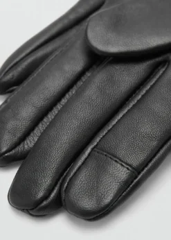 MANGO Czapki I Rękawiczki|Akcesoria Skórzane*Długie rękawiczki skórzane