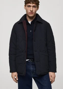 MANGO Kurtki I Koszule Wierzchnie|Płaszcze*Dwukolorowa dwustronna kurtka pikowana