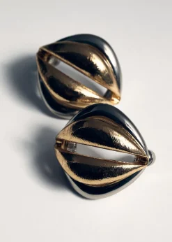 MANGO Biżuteria*Dwukolorowe kolczyki