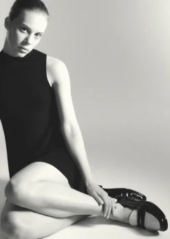 MANGO Buty|Akcesoria Skórzane*Dwukolorowe mokasyny ze skóry