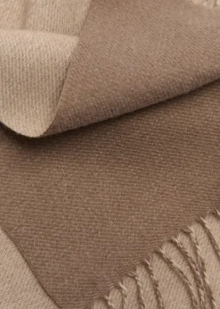 MANGO Szaliki, Czapki I Rękawiczki*Dwukolorowy szalik z frędzlami