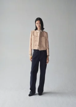 MANGO Kurtki*Dwurzędowa kurtka tweedowa