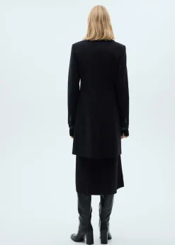 MANGO Płaszcze*Dwurzędowy płaszcz z wełny