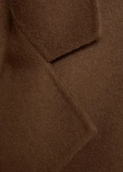 MANGO Płaszcze*Dwurzędowy płaszcz z wełny