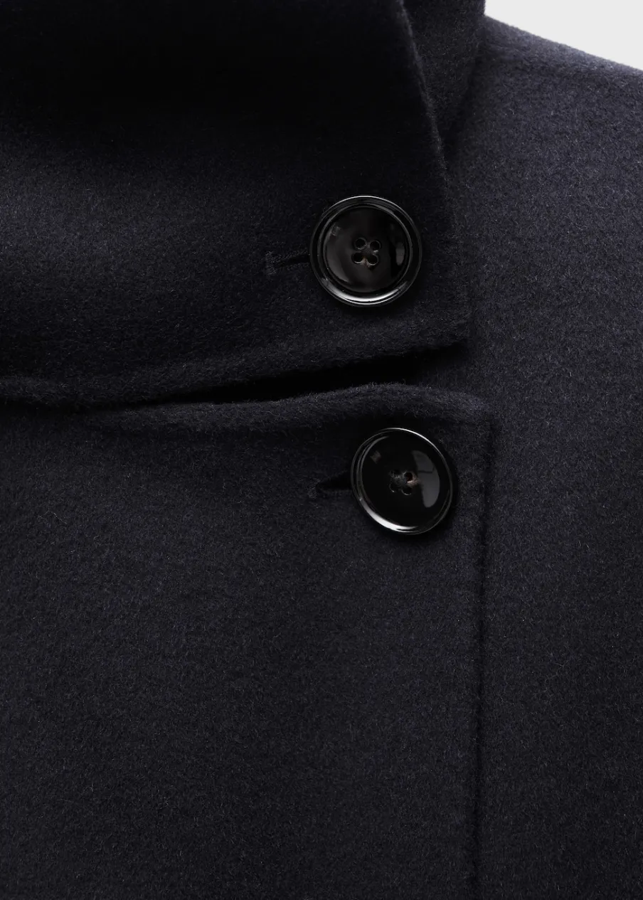 MANGO Płaszcze*Dwurzędowy płaszcz z wełny