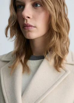 MANGO Płaszcze*Dwurzędowy płaszcz z wełny