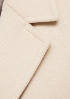 MANGO Płaszcze*Dwurzędowy płaszcz z wełny