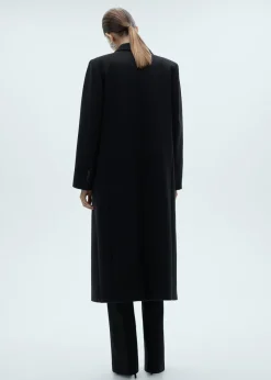 MANGO Płaszcze*Dwurzędowy płaszcz z wełny