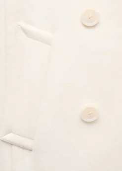 MANGO Płaszcze*Dwurzędowy płaszcz z wełny dziewiczej