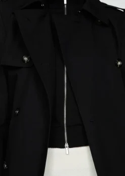 MANGO Płaszcze*Dwurzędowy trencz z bawełny