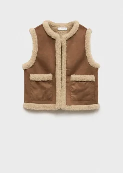 Dzieci MANGO Płaszcze I Kurtki*Dwustronna kamizelka