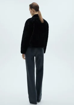 MANGO Płaszcze|Kurtki*Dwustronna kurtka pikowana z aksamitu