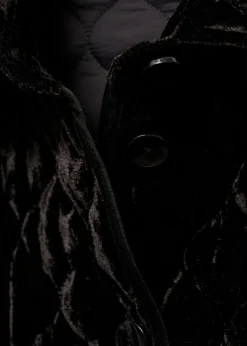 MANGO Płaszcze|Kurtki*Dwustronna kurtka pikowana z aksamitu