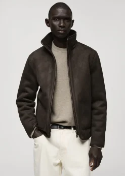 MANGO Kurtki I Koszule Wierzchnie|Płaszcze*Dwustronna kurtka z baranka