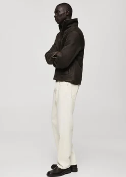 MANGO Kurtki I Koszule Wierzchnie|Płaszcze*Dwustronna kurtka z baranka