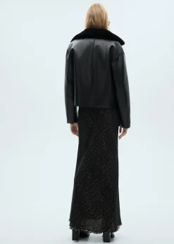 MANGO Płaszcze|Kurtki*Dwustronna kurtka z imitacji skóry z kieszeniami