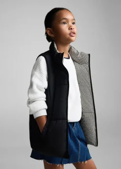 Dzieci MANGO Płaszcze I Kurtki*Dwustronna pikowana kamizelka